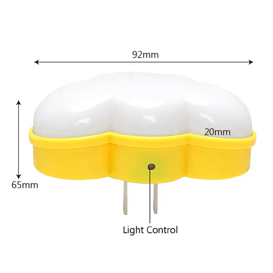 Veilleuse prise en forme de nuage à LED