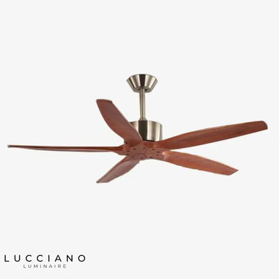 Ventilateur plafond hélices bois