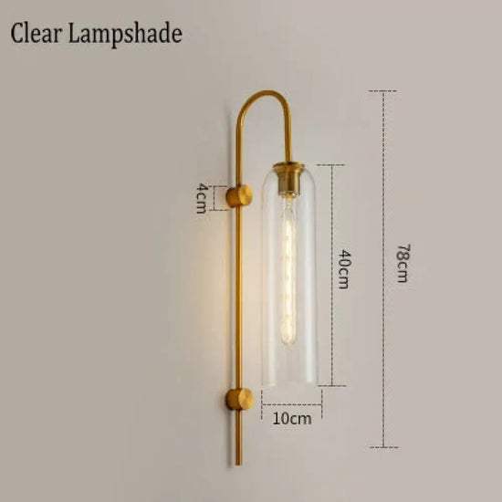 Voici La Transformation: Applique En Verre Fumée Élégante Design Contemporain 1 Lampe Murale