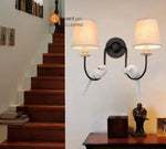 Voici La Transformation: Applique Murale Led Décorative Avec Oiseau Perché Chambre