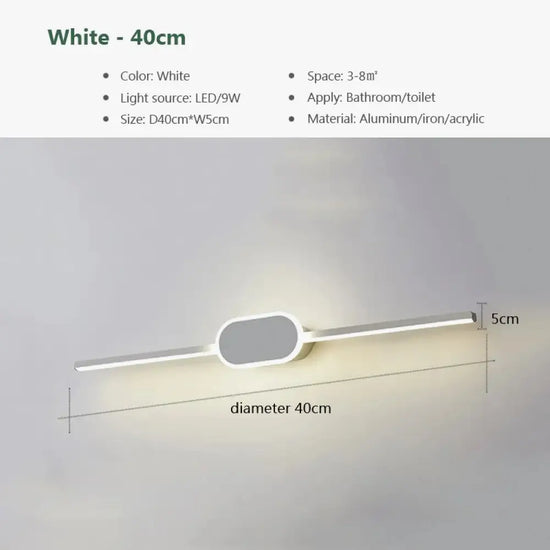 Voici La Transformation: Applique Murale Led Design Minimaliste Élégant Chambre