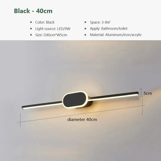 Voici La Transformation: Applique Murale Led Design Minimaliste Élégant Chambre