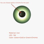 Voici La Transformation: Applique Murale Led Ronde Métal Design Moderne Élégant Chambre