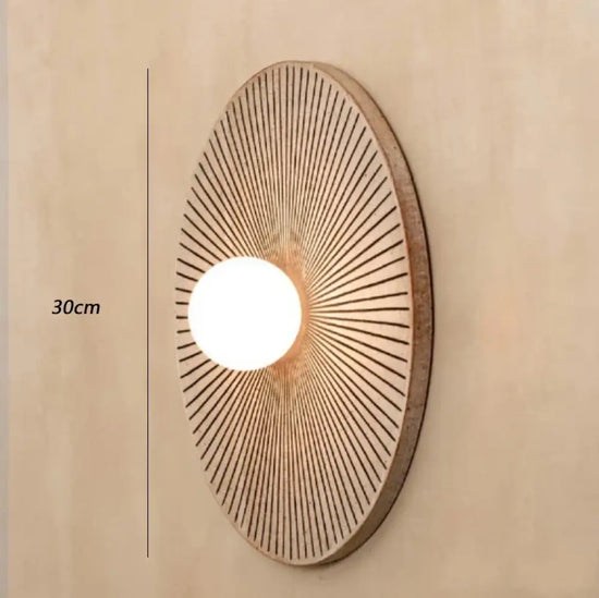 Voici La Transformation Du Titre: Applique Murale En Résine Japonaise Vintage Éclat D Chambre