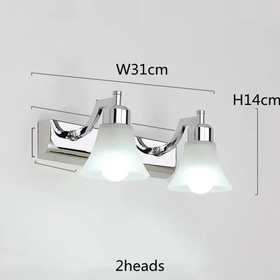 Voici La Version Modifiée: Applique Murale Rétro Élégante Lumineuse Design Moderne 2 Têtes