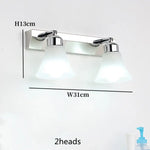 Voici La Version Modifiée: Applique Murale Rétro Élégante Lumineuse Design Moderne 2 Têtes