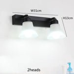 Voici La Version Modifiée: Applique Murale Rétro Élégante Lumineuse Design Moderne 2 Têtes