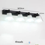 Voici La Version Modifiée: Applique Murale Rétro Élégante Lumineuse Design Moderne 4 Têtes