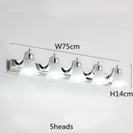 Voici La Version Modifiée: Applique Murale Rétro Élégante Lumineuse Design Moderne 5 Têtes