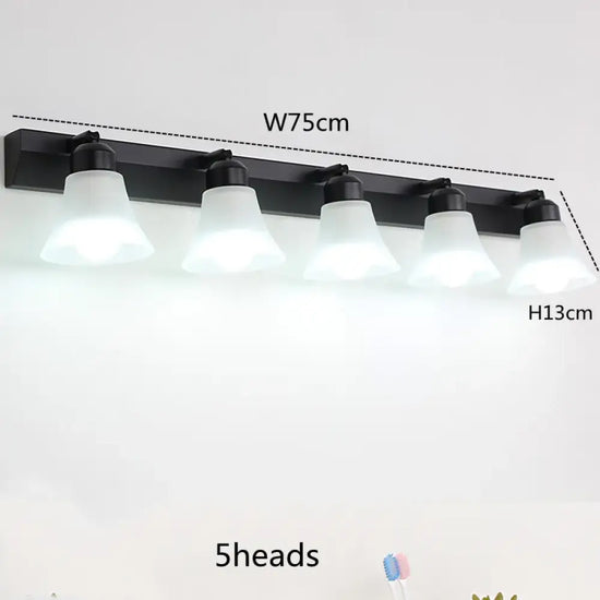 Voici La Version Modifiée: Applique Murale Rétro Élégante Lumineuse Design Moderne 5 Têtes