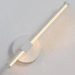 Voici La Version Raccourcie: Applique Murale Design Led Métal Élégant A - Blanc / Froide Chambre