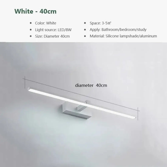 Voici Le Nouveau Titre: Applique Murale Led Moderne Élégante Étanche Chambre