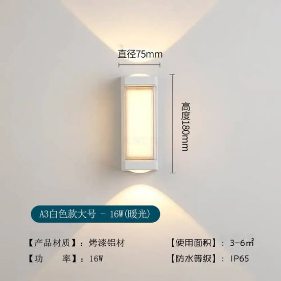 Voici Le Nouveau Titre: Applique Murale Moderne Design Élégant Étanche Grand Style 16 W5 /