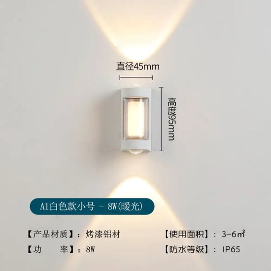 Voici Le Nouveau Titre: Applique Murale Moderne Design Élégant Étanche Petit Style 8W1 /