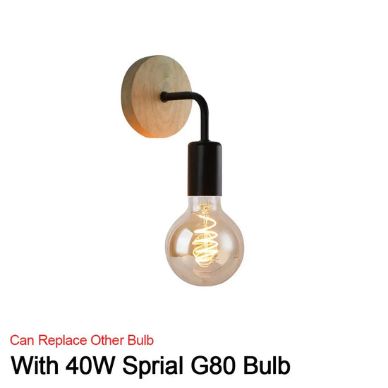 Voici Le Nouveau Titre: Applique Murale Rétro Bois Décor Rustique Mtwt G80 Rs Chambre