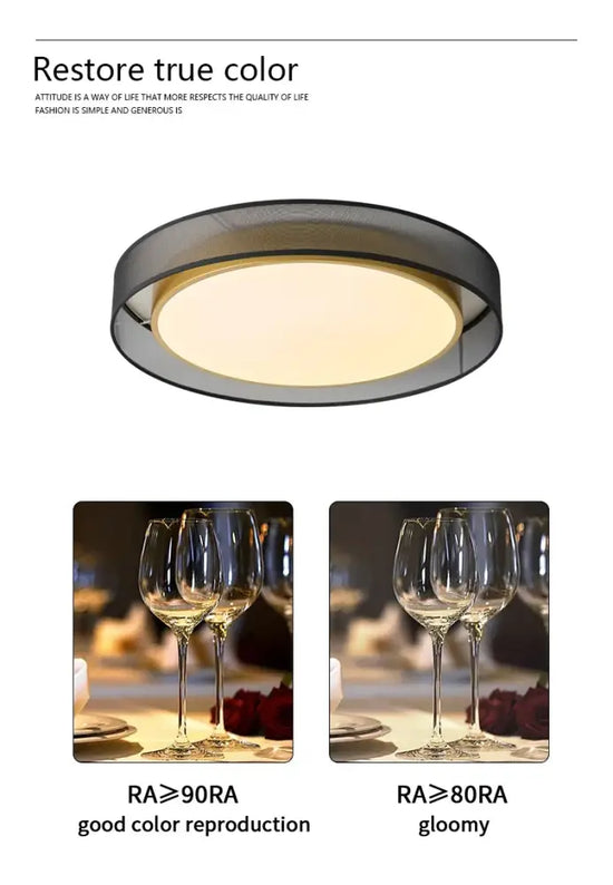 Voici Le Nouveau Titre: Ceiling Lights Bedroom Lamp Minimalist Nordic Design Illumination