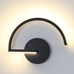 Voici Le Résultat: Applique Murale Design Scandinave Épuré Minimaliste Noir / Blanc Chaud