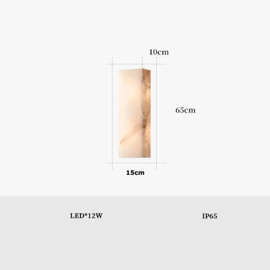 Voici Le Résultat: Applique Murale En Marbre Naturel Design Résistante Extérieur Chambre