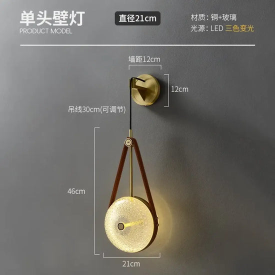 Voici Le Résultat: Applique Murale Légère Design Moderne Élégante Or Chambre