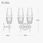 Voici Le Résultat: Applique Murale Nordique Design Minimaliste Vintage Chambre