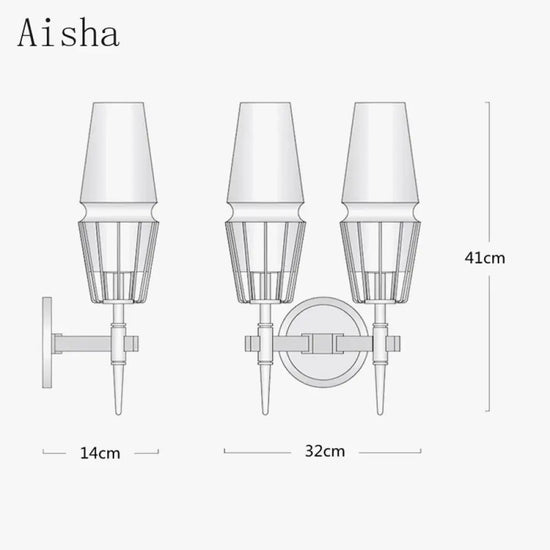 Voici Le Résultat: Applique Murale Nordique Design Minimaliste Vintage Chambre