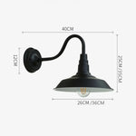 Voici Le Titre Transformé: Applique Extérieur Led Vintage Rétro Industriel Murale Chambre