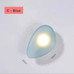 Voici Le Titre Transformé: Applique Led Nordique Design Élégant Lumineux C-Bleu / Blanc Chaud
