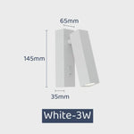Voici Le Titre Transformé: Applique Murale À Led Design Multi-Fonctionnelle Pivotante D Blanc /