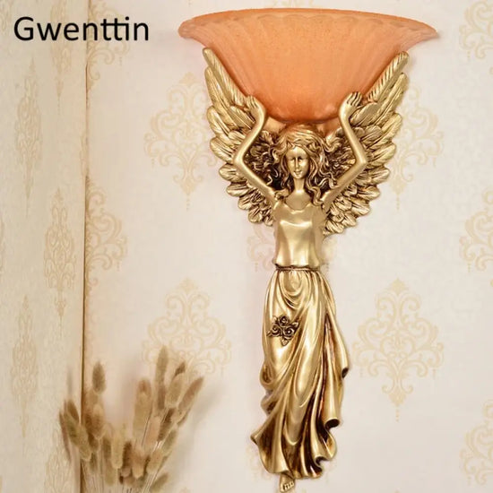 Voici Le Titre Transformé: Applique Murale Angel Lumière Design Élégante Chambre