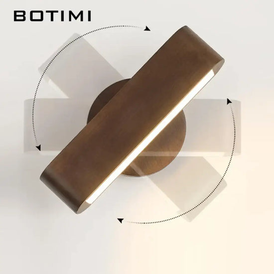 Voici Le Titre Transformé: Applique Murale Bois Scandinave Minimaliste Chic. Chambre