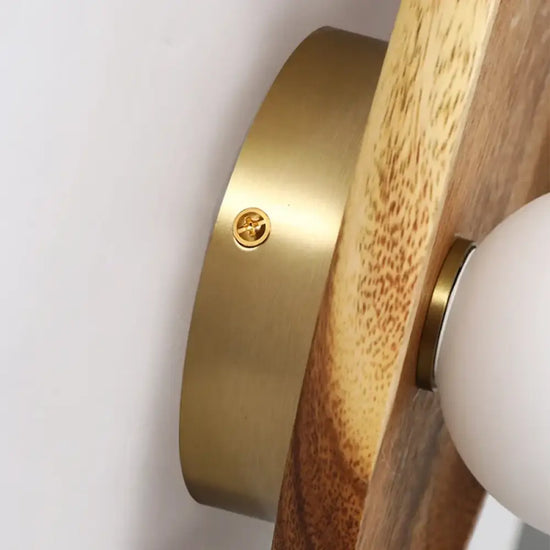 Voici Le Titre Transformé: Applique Murale Bois Vintage Élégante Contemporaine Chambre