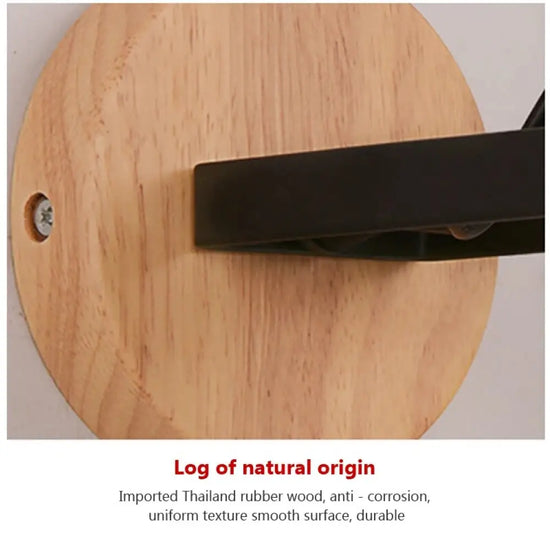 Voici Le Titre Transformé: Applique Murale Design Scandinave Bois Élégant Chambre
