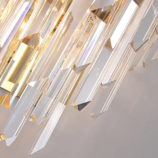 Voici Le Titre Transformé: Applique Murale En Cristal Brillant Contemporain Unique Chambre