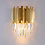 Voici Le Titre Transformé: Applique Murale En Cristal Brillant Contemporain Unique Chambre