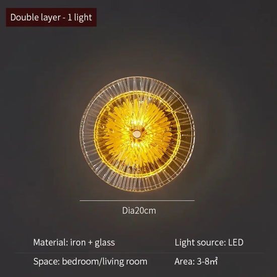 Voici Le Titre Transformé: Applique Murale En Cristal Élégante Lumière Moderne 1 Lumière-B /