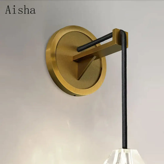 Voici Le Titre Transformé: Applique Murale En Cristal Luxueuse Contemporaine Élégante Chambre