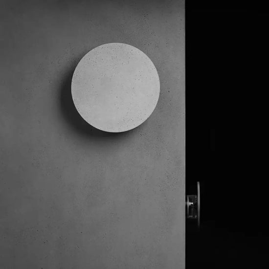 Voici Le Titre Transformé: Applique Murale Industrielle Béton Brut Minimaliste Scandinave Chambre