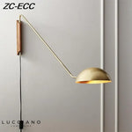 Voici Le Titre Transformé: Applique Murale Italienne Design Bois Rotatif Chambre