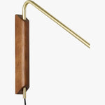 Voici Le Titre Transformé: Applique Murale Italienne Design Bois Rotatif Chambre