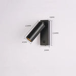 Voici Le Titre Transformé: Applique Murale Led 3W Design Pivotant Élégant Noir / Blanc Chaud