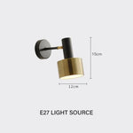 Voici Le Titre Transformé: Applique Murale Led Design Élégant Or B / Froide Chambre