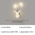 Voici Le Titre Transformé: Applique Murale Led Design Minimaliste Chic Blanc A / Chaud (Sans Rc)