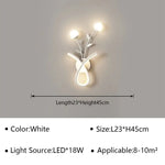 Voici Le Titre Transformé: Applique Murale Led Design Minimaliste Chic Chambre