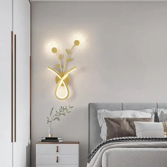 Voici Le Titre Transformé: Applique Murale Led Design Minimaliste Chic Chambre