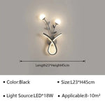 Voici Le Titre Transformé: Applique Murale Led Design Minimaliste Chic Chambre