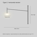 Voici Le Titre Transformé: Applique Murale Led Élégante Moderne Artistique C 80Cm / Pas De Prise