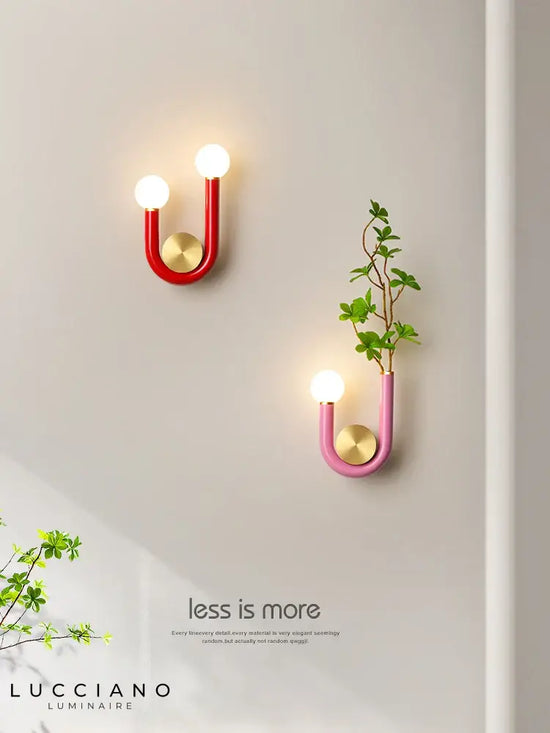 Voici Le Titre Transformé: Applique Murale Minimaliste Design Élégant Chic Chambre