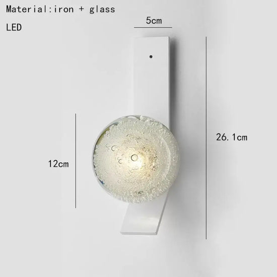 Voici Le Titre Transformé: Applique Murale Minimaliste Design Nordique Élégante Blanc / 5000K