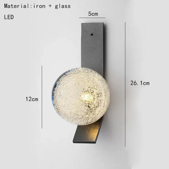 Voici Le Titre Transformé: Applique Murale Minimaliste Design Nordique Élégante Noir / 5000K Chambre