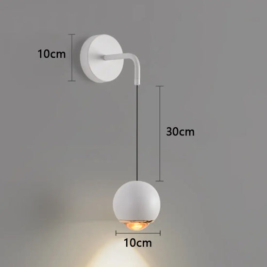 Voici Le Titre Transformé: Applique Murale Nordique Élégante Lumière Design Wd345-Blanc /
